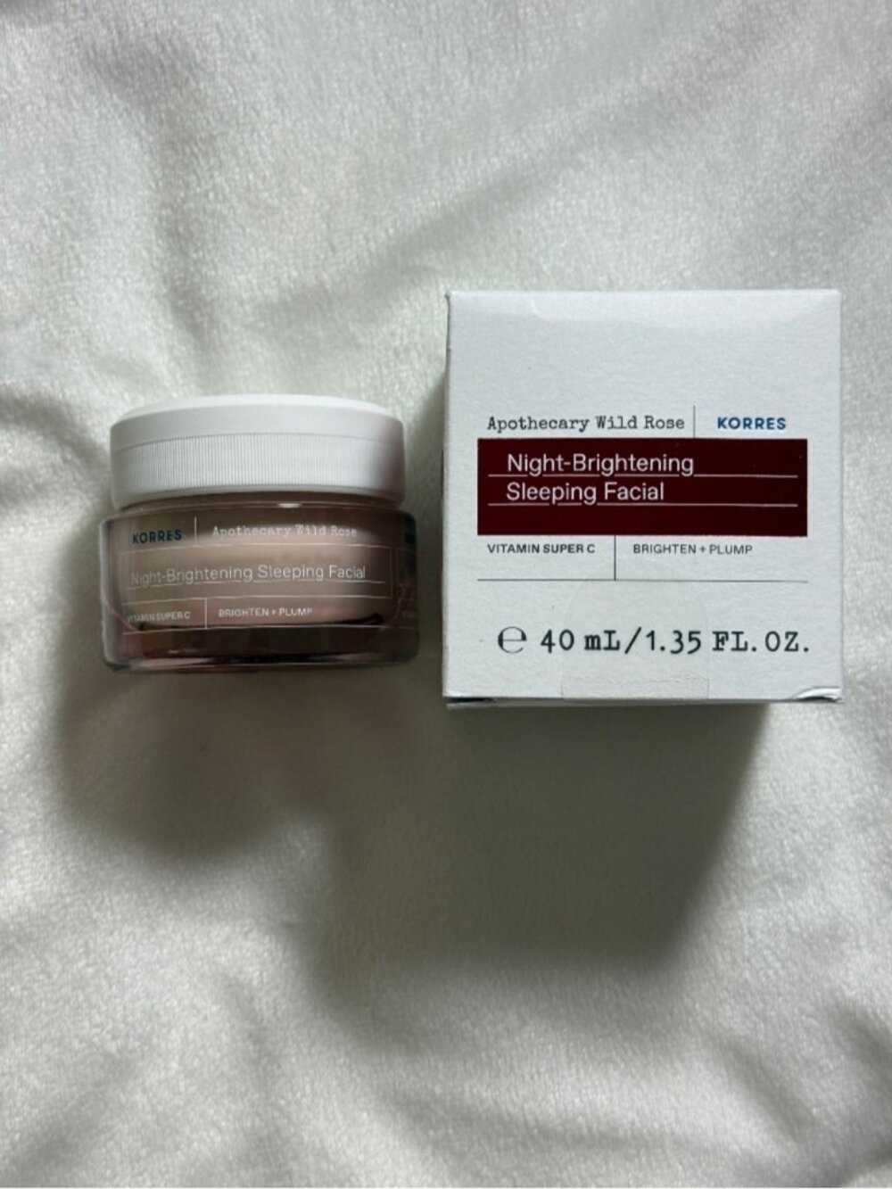 Korres Apothecary Wild Rose Night-Brightening Sleeping Facial 40ML